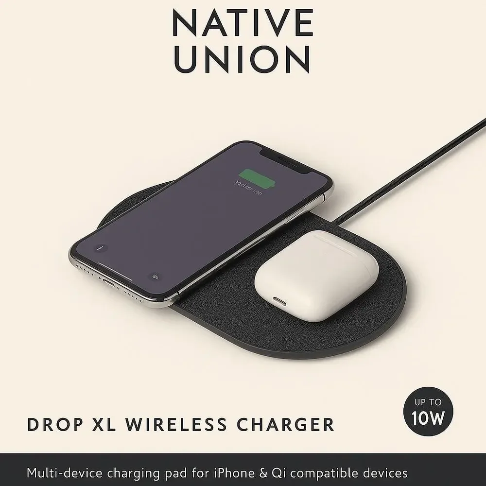 Native Union Drop XL Wireless Charger – Black